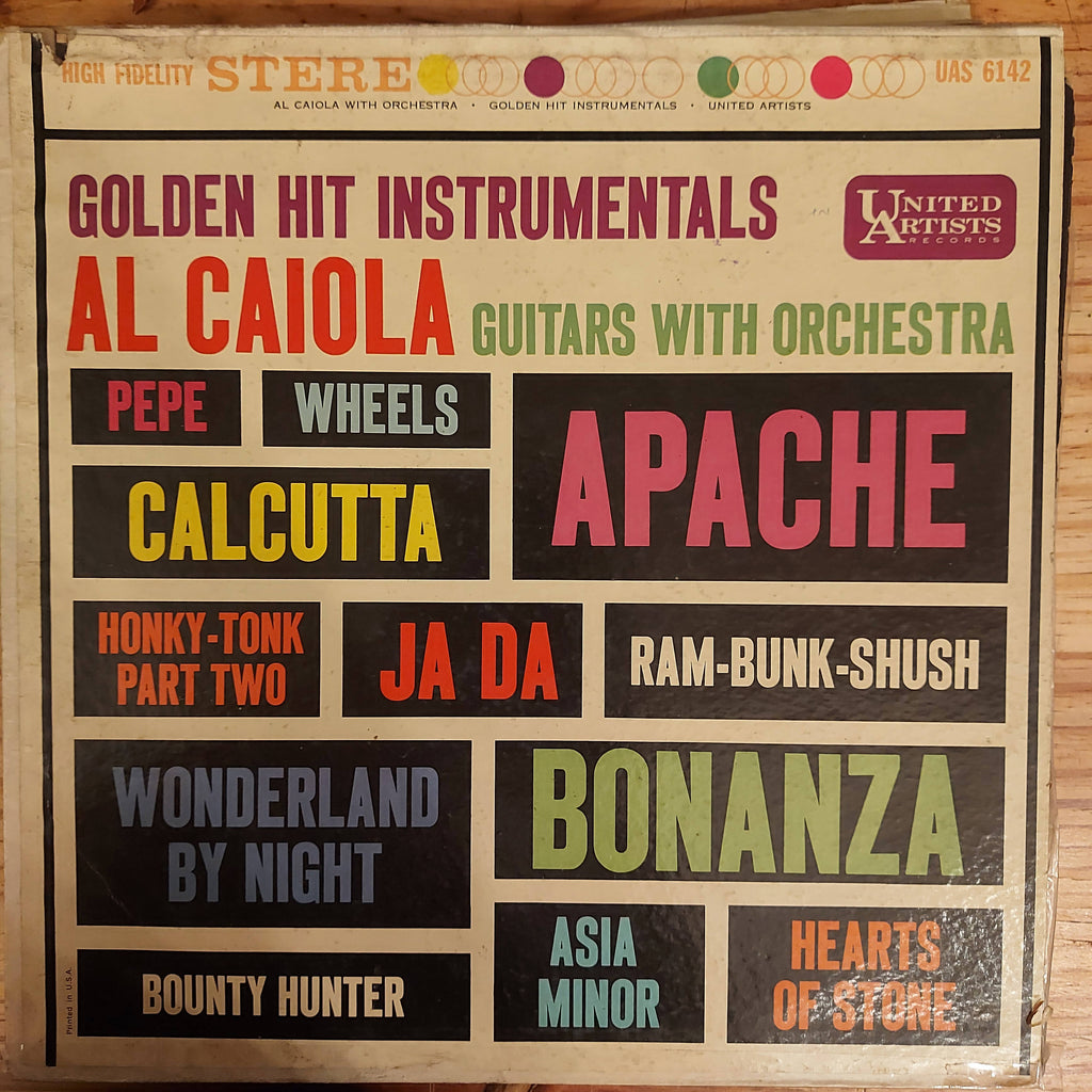 Al Caiola And His Orchestra – Golden Hit Instrumentals (Used Vinyl - G)