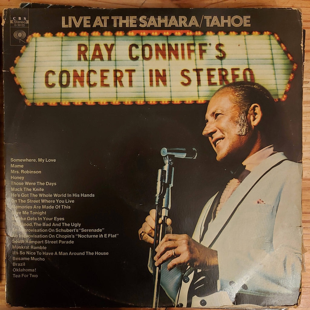 Ray Conniff ‎– Concert In Stereo (Live At The Sahara/Tahoe) (Used Vinyl - G)