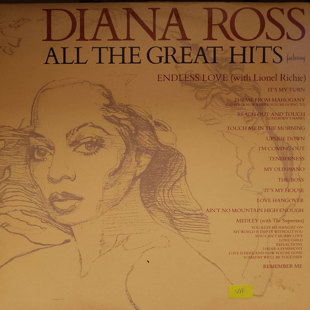 Diana Ross – All The Great Hits (Used Vinyl - VG+)