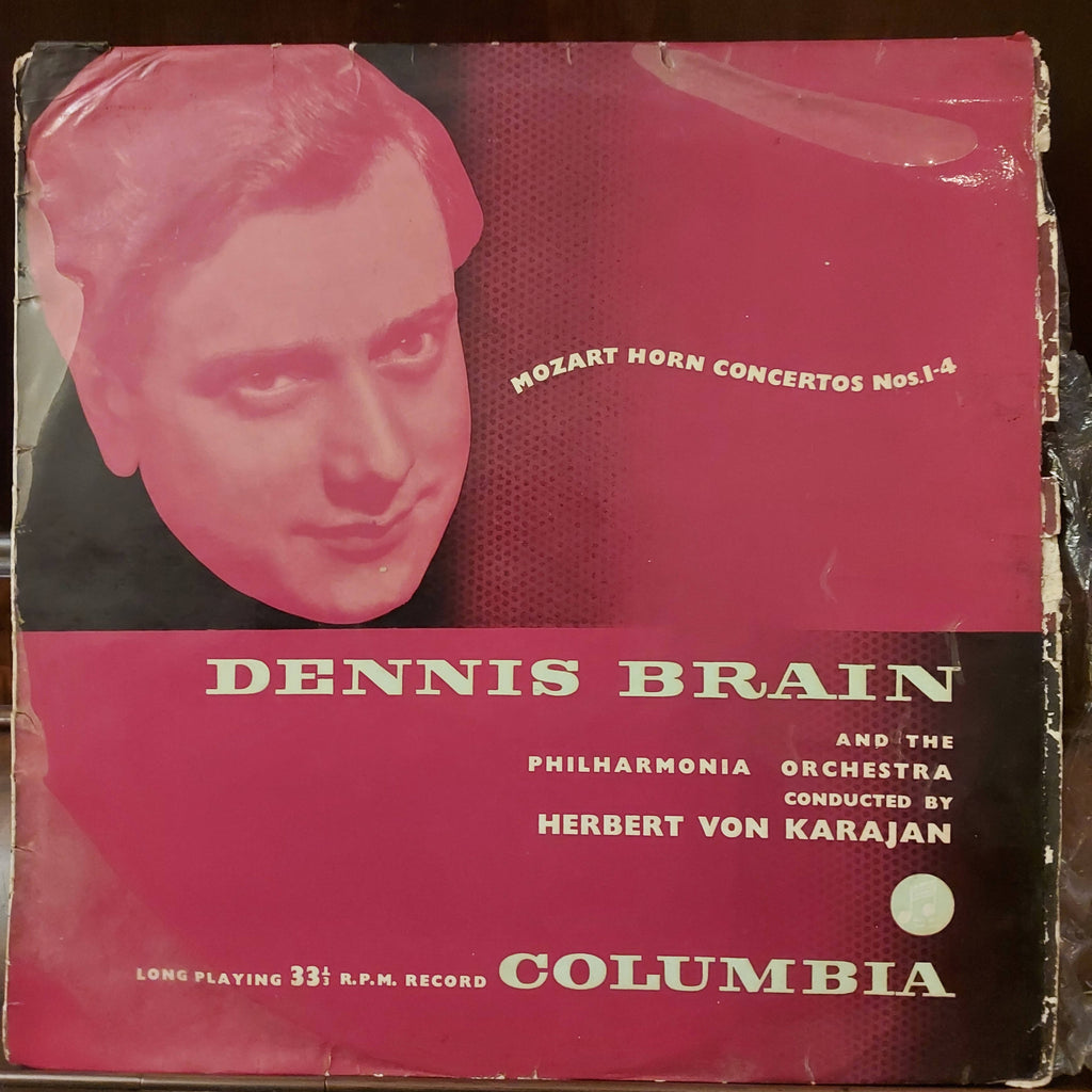 Mozart - Dennis Brain And The Philharmonia Orchestra Conducted By Herbert von Karajan – Horn Concertos Nos. 1-4 (Used Vinyl - VG)