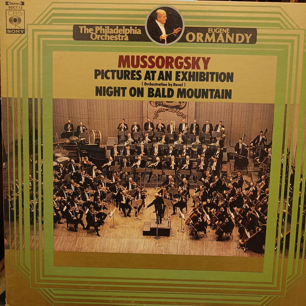 The Philadelphia Orchestra, Eugene Ormandy – Mussorgsky: Pictures At An Exhibition (Orchestration by Ravel)/ Night On Bald Mountain (Used Vinyl - VG+) MD - Recordwala