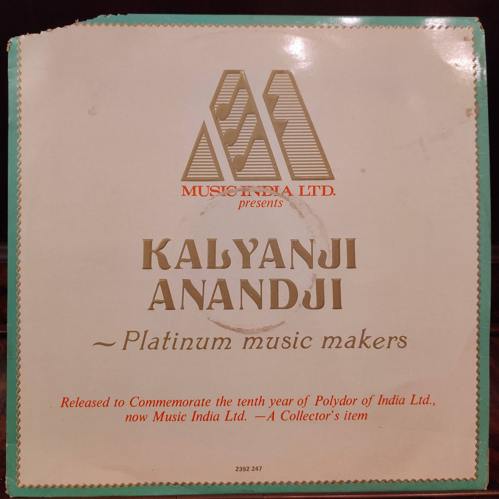 Kalyanji Virji Shah, Anandji Virji Shah – Platinum Music Makers (Used Vinyl - VG+)
